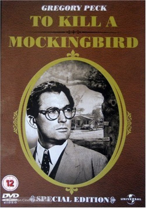 To Kill a Mockingbird - British DVD movie cover