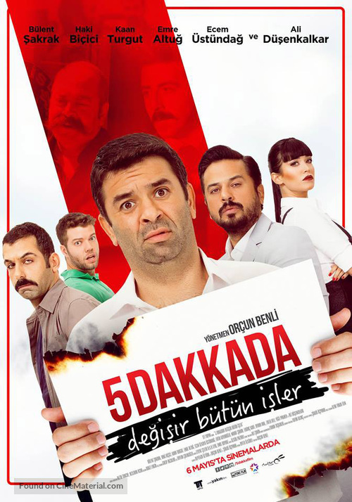 5 Dakkada Degisir B&uuml;t&uuml;n Isler - Turkish Movie Poster