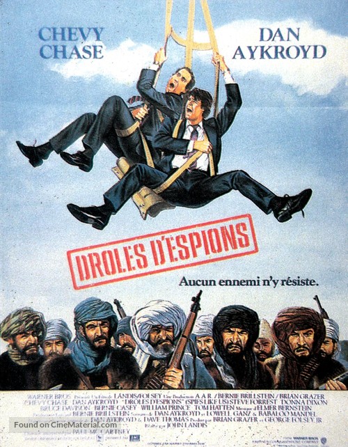 Spies Like Us - French Movie Poster
