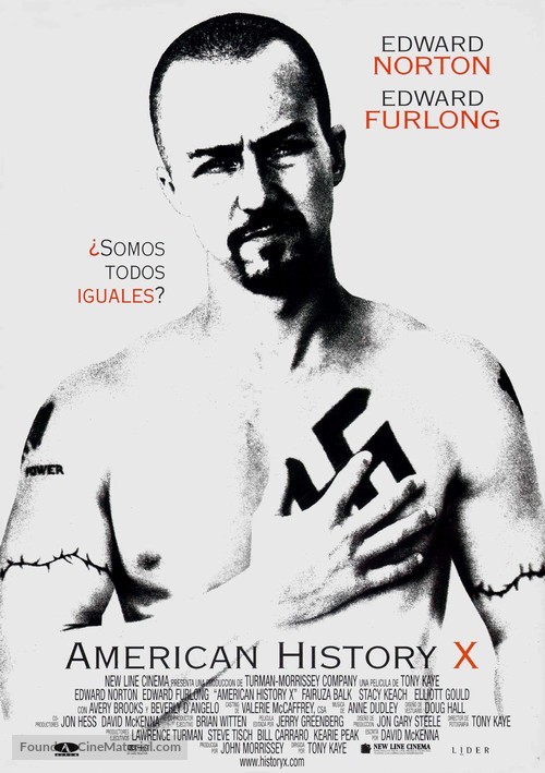 American History X - Spanish Movie Poster