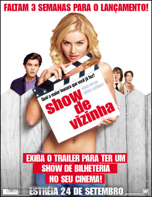 The Girl Next Door - Brazilian Movie Poster