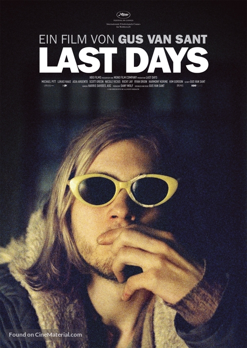 Last Days - German Movie Poster