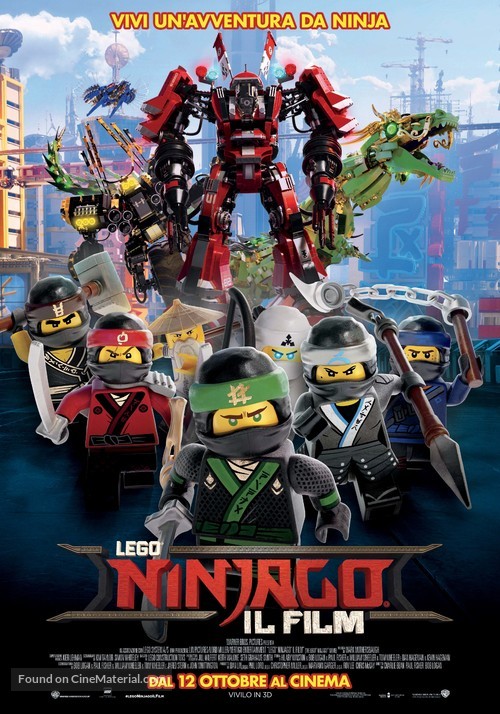 The Lego Ninjago Movie - Italian Movie Poster