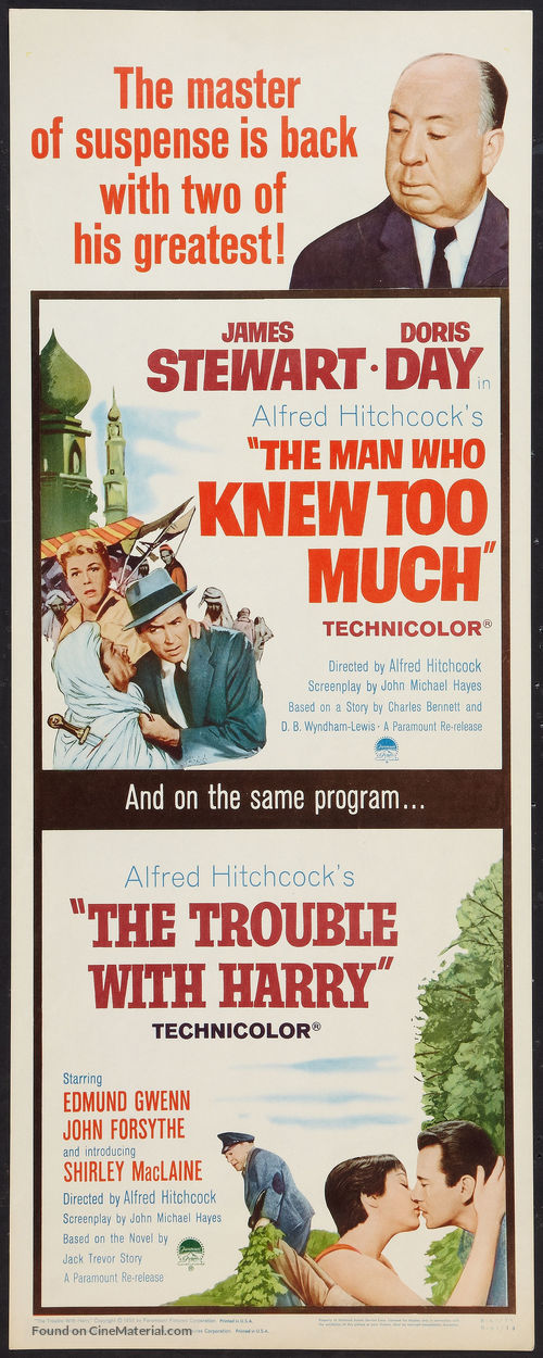 The Trouble with Harry - Combo movie poster