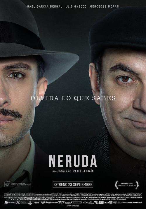 Neruda - Spanish Movie Poster