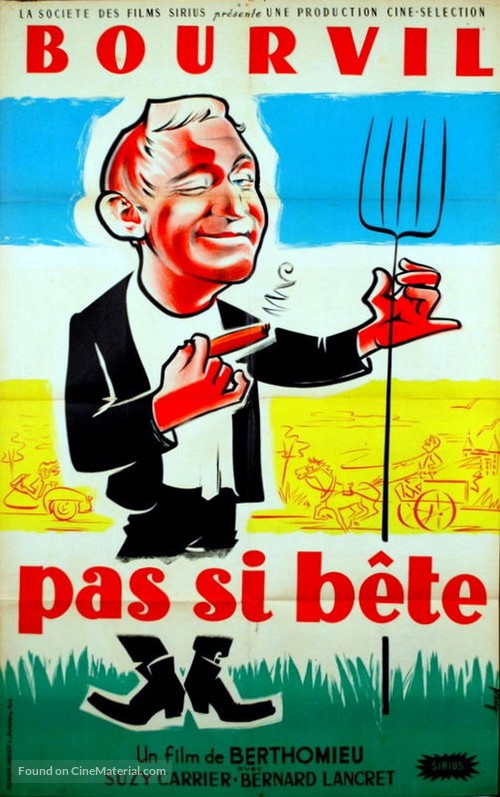 Pas si b&ecirc;te - French Movie Poster