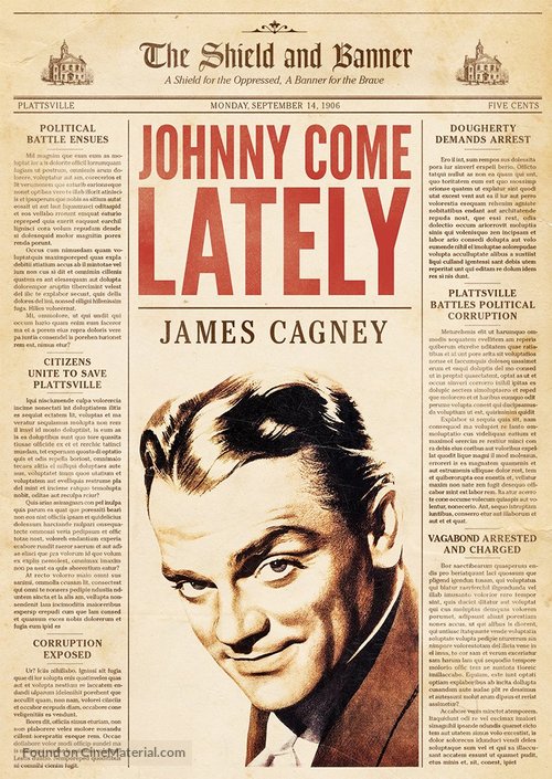Johnny Come Lately - DVD movie cover