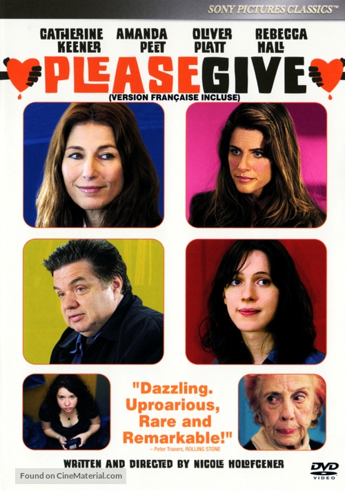 Please Give - Canadian DVD movie cover