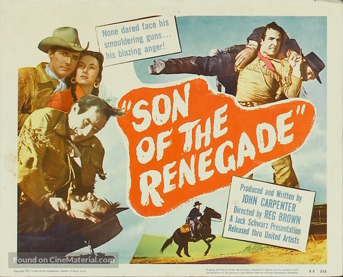 Son of the Renegade - Movie Poster