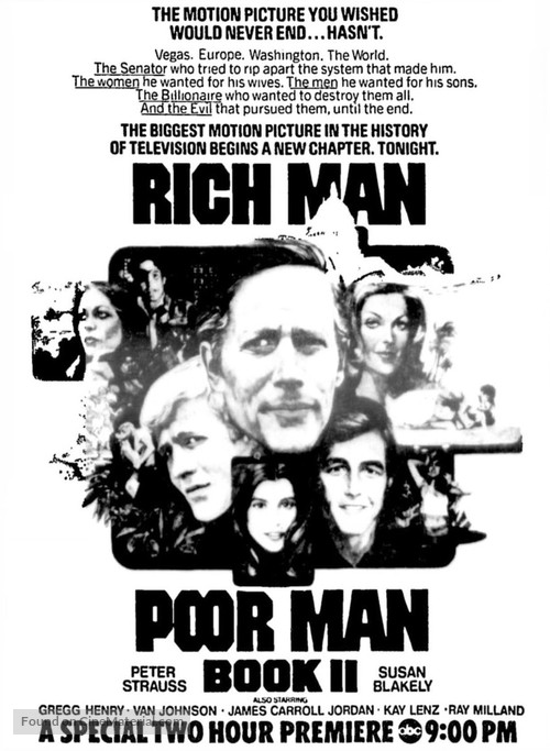 &quot;Rich Man, Poor Man - Book II&quot; - poster