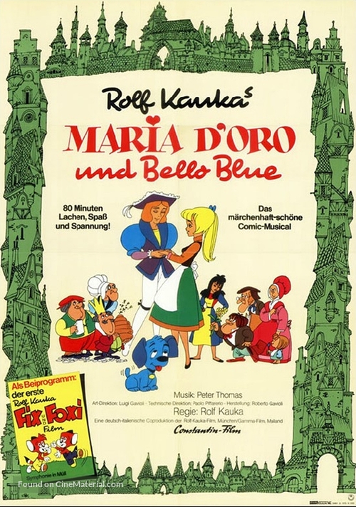 Maria d&#039;Oro und Bello Blue - German Movie Poster