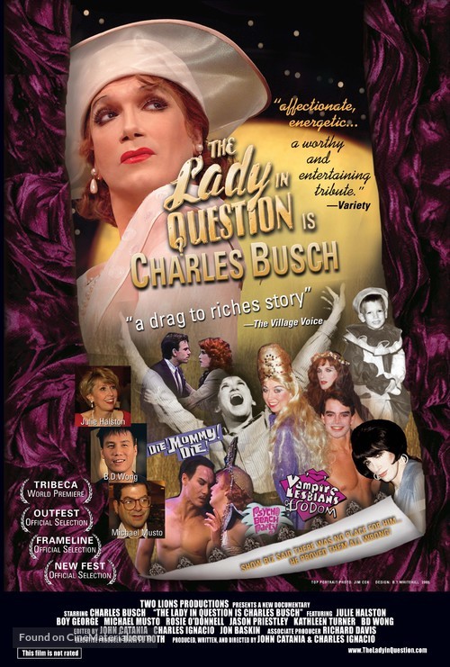 The Lady in Question Is Charles Busch - poster