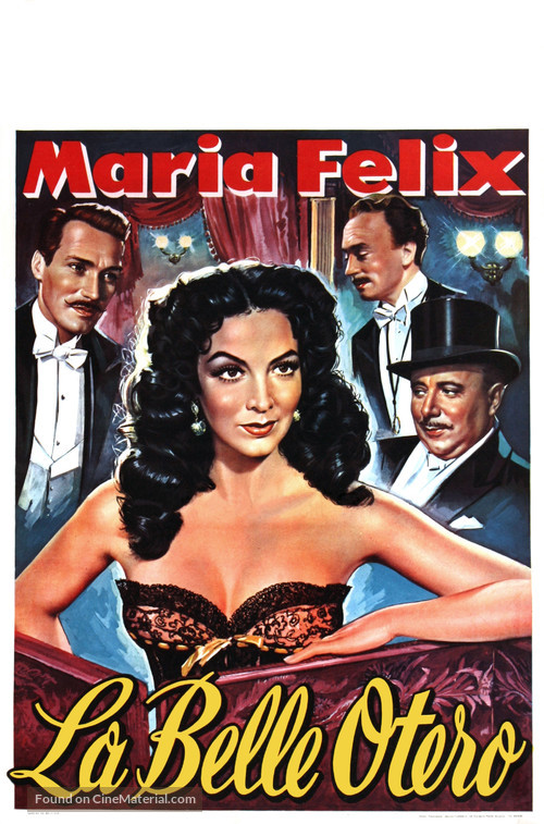 La bella Otero - Belgian Movie Poster