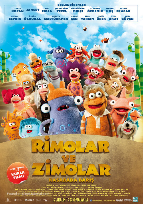 Rimolar ve Zimolar: Kasabada Baris - Turkish Movie Poster