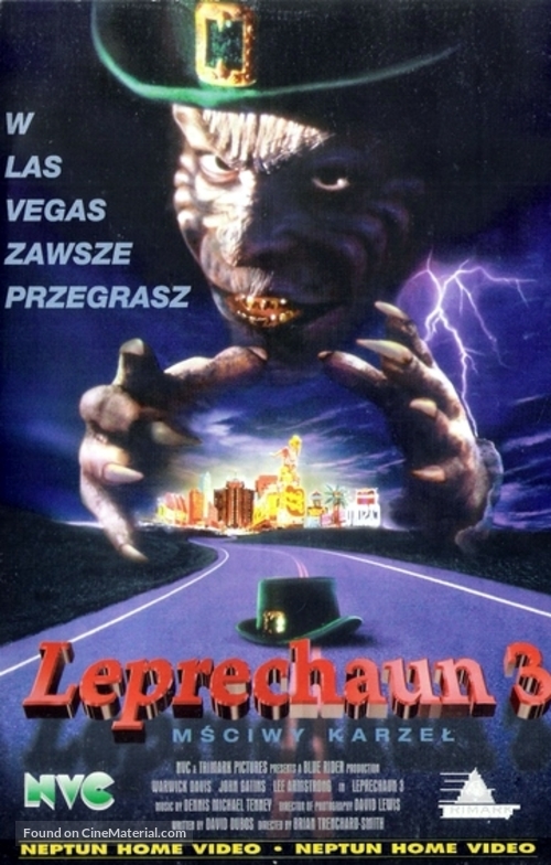 Leprechaun 3 - Polish VHS movie cover