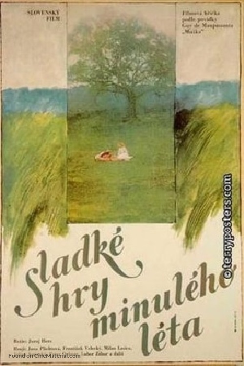 Sladk&eacute; hry minul&eacute;ho l&eacute;ta - Czech Movie Poster