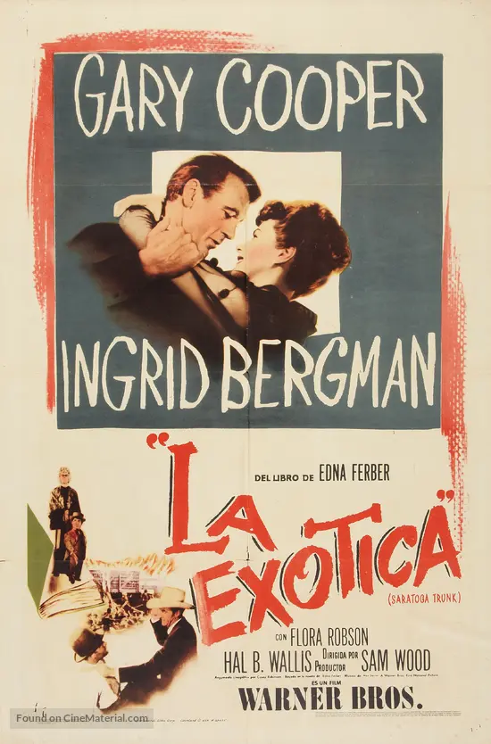 Saratoga Trunk - Argentinian Movie Poster