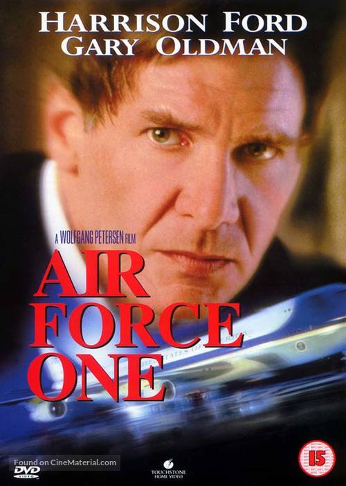 Air Force One - British DVD movie cover
