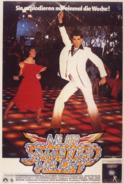 Saturday Night Fever - German Movie Poster