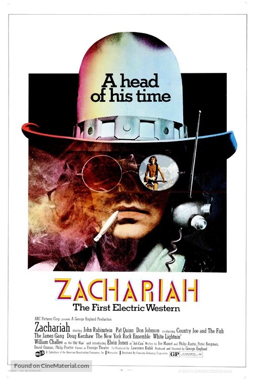 Zachariah - Theatrical movie poster