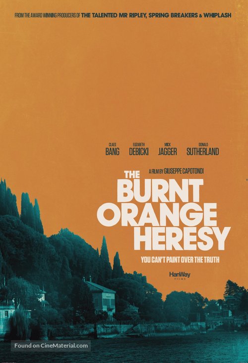 The Burnt Orange Heresy - British Movie Poster