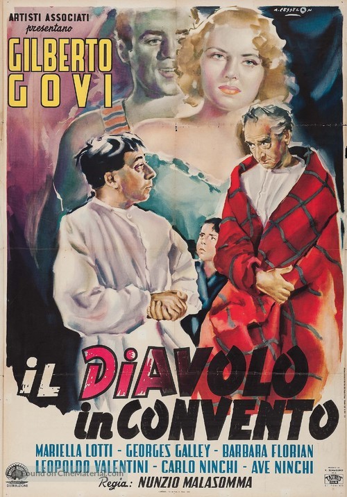 Il diavolo in convento - Italian Movie Poster