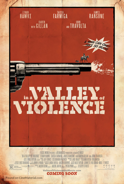 In a Valley of Violence - Movie Poster