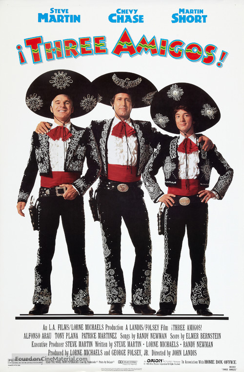 Three Amigos! - Movie Poster