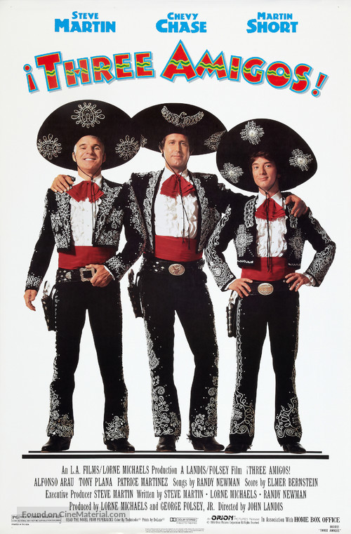 Three Amigos! - Movie Poster