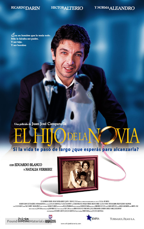Hijo de la novia, El - Argentinian Movie Poster