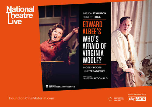 National Theatre Live: Edward Albee&#039;s Who&#039;s Afraid of Virginia Woolf? - British Movie Poster