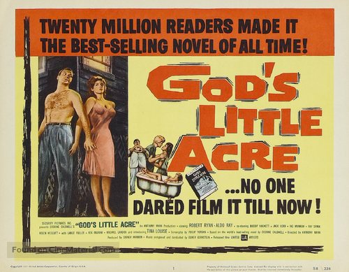 God&#039;s Little Acre - Movie Poster