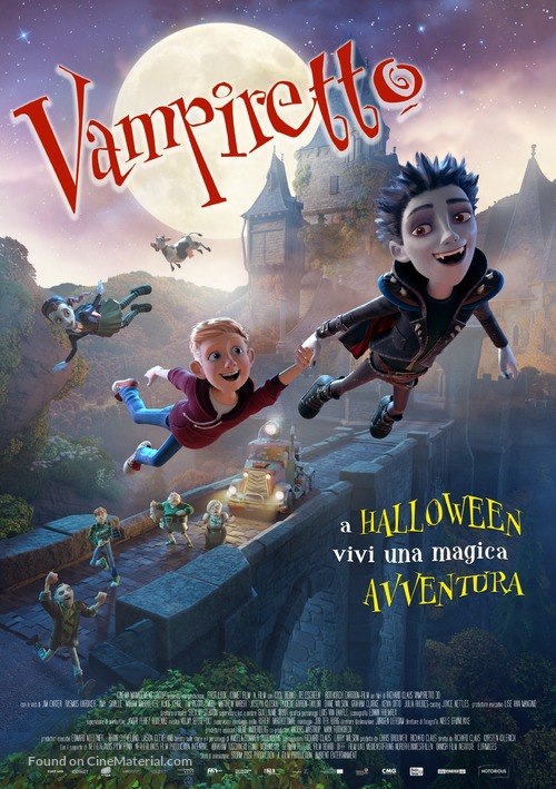 The Little Vampire 3D - Italian Movie Poster