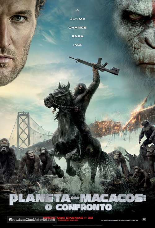 Dawn of the Planet of the Apes - Brazilian Movie Poster