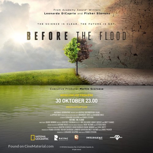 Before the Flood - Dutch Movie Poster