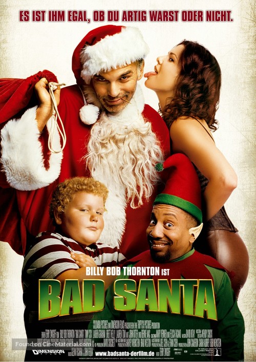 Bad Santa - German Movie Poster