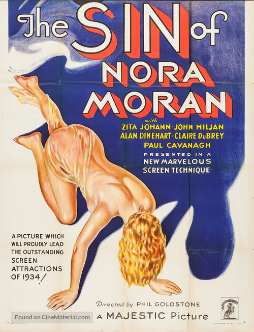 The Sin of Nora Moran - Movie Poster