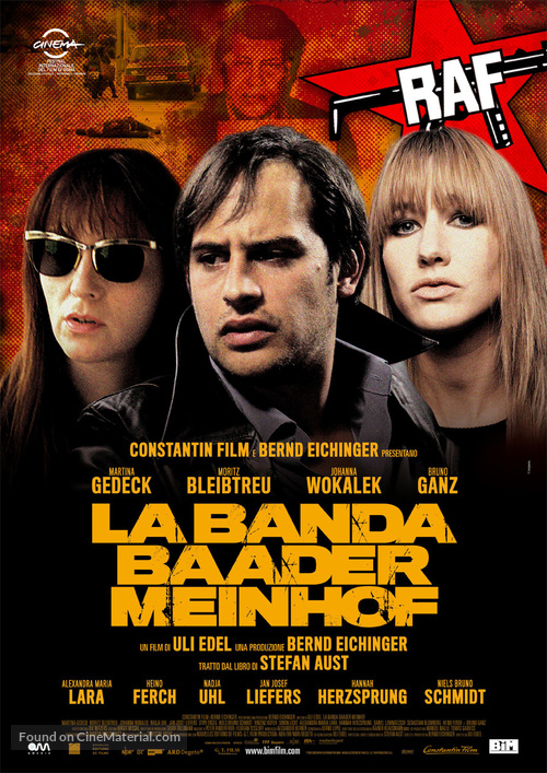 Der Baader Meinhof Komplex - Italian Movie Poster