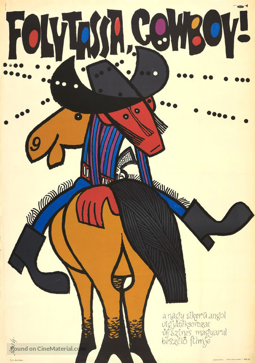 Carry on Cowboy - Hungarian Movie Poster