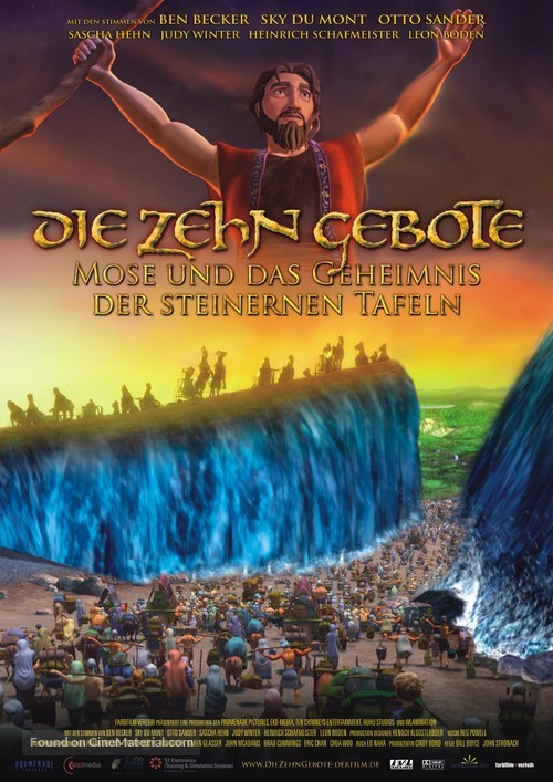 The Ten Commandments - German Movie Poster