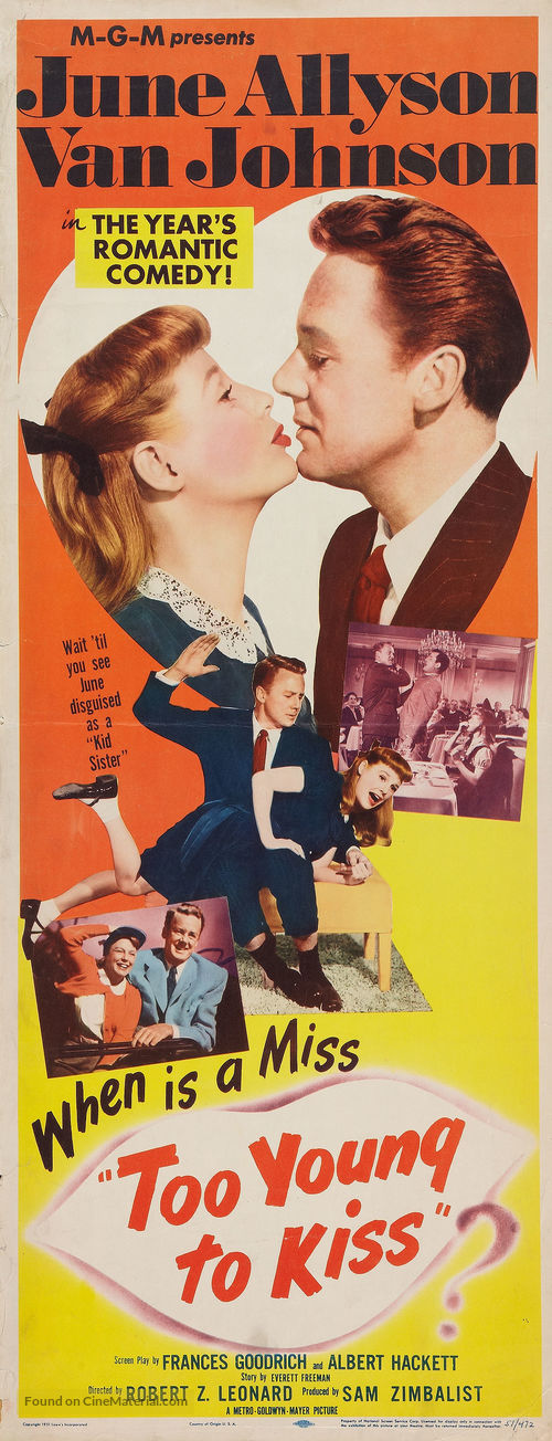 Too Young to Kiss - Movie Poster