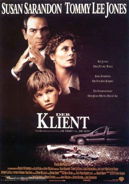 The Client - German Movie Poster