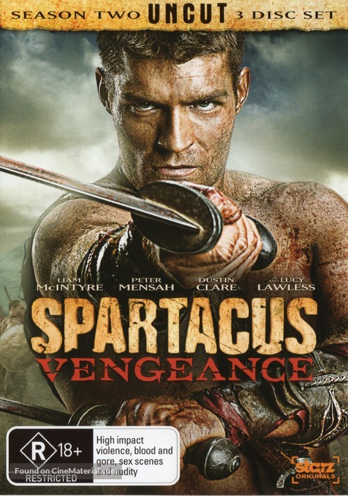 &quot;Spartacus: Blood And Sand&quot; - Australian DVD movie cover