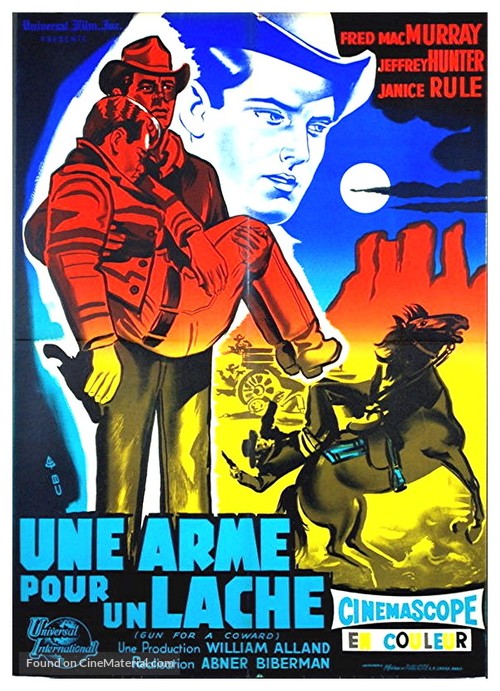 Gun for a Coward - French Movie Poster