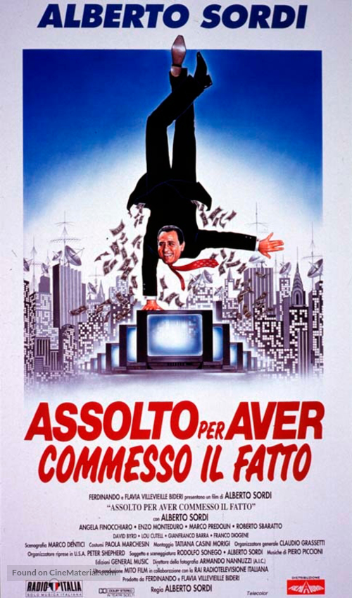 Assolto per aver commesso il fatto - Italian Movie Poster