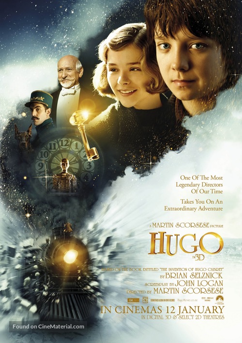 Hugo - New Zealand Movie Poster