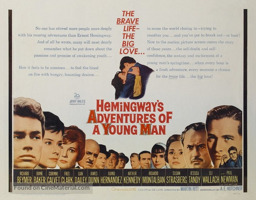 Hemingway&#039;s Adventures of a Young Man - Movie Poster