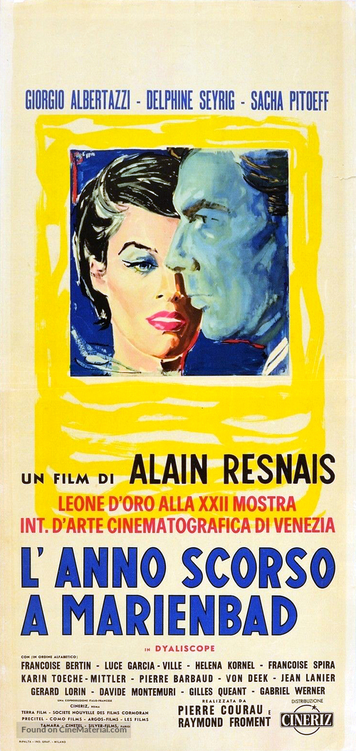 L&#039;ann&eacute;e derni&egrave;re &agrave; Marienbad - Italian Movie Poster