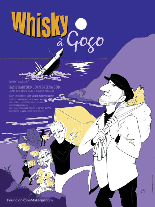 Whisky Galore! - French Movie Poster