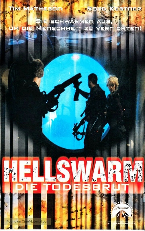 Hell Swarm - German VHS movie cover